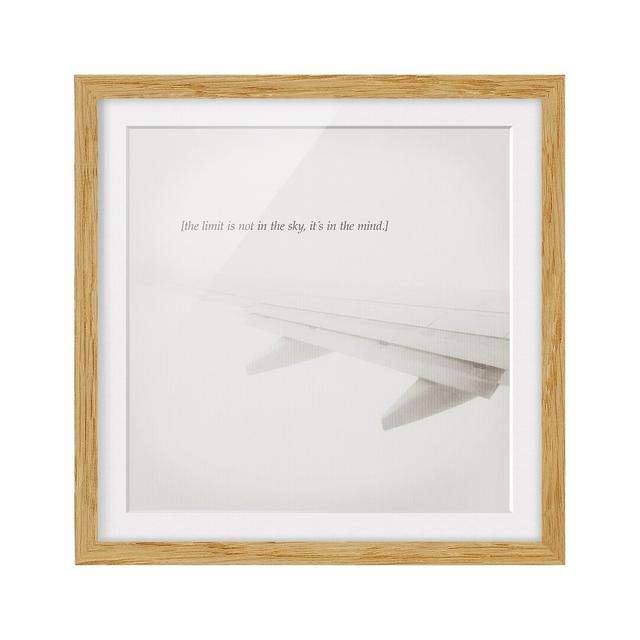 Lyrical Landscapes - Sky - Picture Frame Graphic Art Happy Larry Size: 50cm H x 50cm W x 2cm D, Frame Option: Brown Framed on Productcaster.