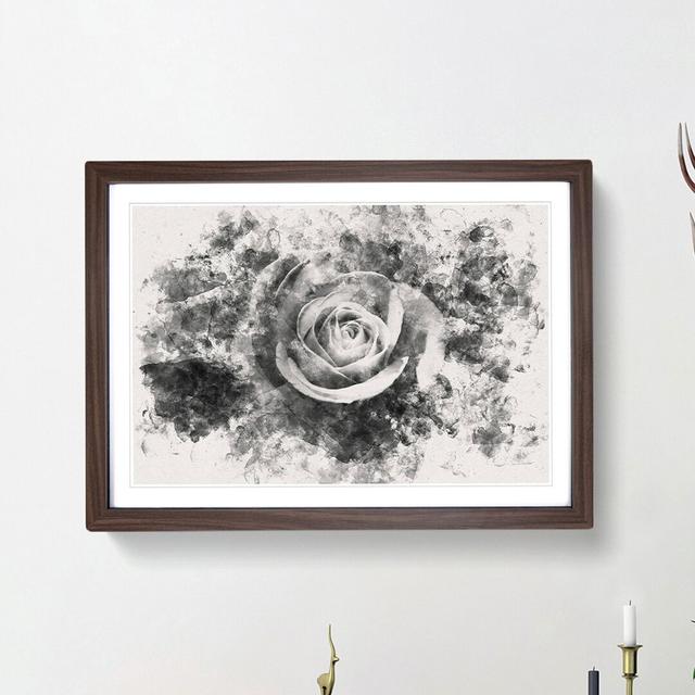 Rose Rodion Kutsaev - Picture Frame Painting Print East Urban Home Frame Option: Walnut Framed, Size: 33cm H x 45cm W x 2cm D on Productcaster.