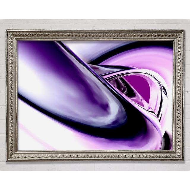 Purple Time Tunnel - Print Bright Star Size: 84.1cm H x 118.9cm W x 3cm D on Productcaster.