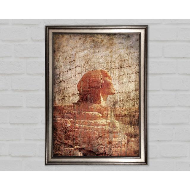 Egyptian Great Sphinx Of Giza 1 Framed Print Ophelia & Co. Size: 21cm H x 29.7cm W on Productcaster.