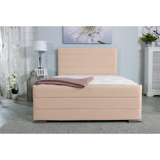 Aderholt Upholstered Platform Bed Wayfair Sleep Colour: Mink, Size: Super King (6') on Productcaster.