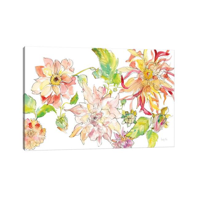 Dahlia Delight of the Day I by Kristy Rice - Graphic Art ClassicLiving Size: 30.48cm H x 45.72cm W x 1.905cm D on Productcaster.