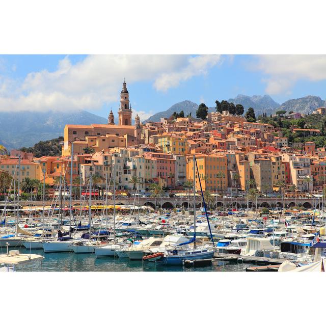 Old Town of Menton Photograph by Rglinsky - Wrapped Canvas Photograph Breakwater Bay Size: 61cm H x 91cm W x 3.8cm D on Productcaster.