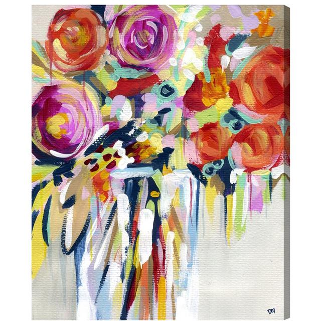 Secret Garden - Wrapped Canvas Painting Print East Urban Home Size: 114cm H x 91cm W x 4cm D on Productcaster.