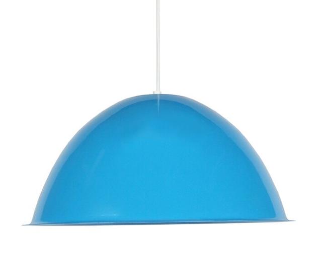 Dianna 1 - Light Dome Pendant George Oliver Shade Colour: Blue on Productcaster.