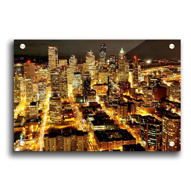 Citylights - Unframed Photograph Print on Acrylic East Urban Home Size: 29.7cm H x 42cm W on Productcaster.