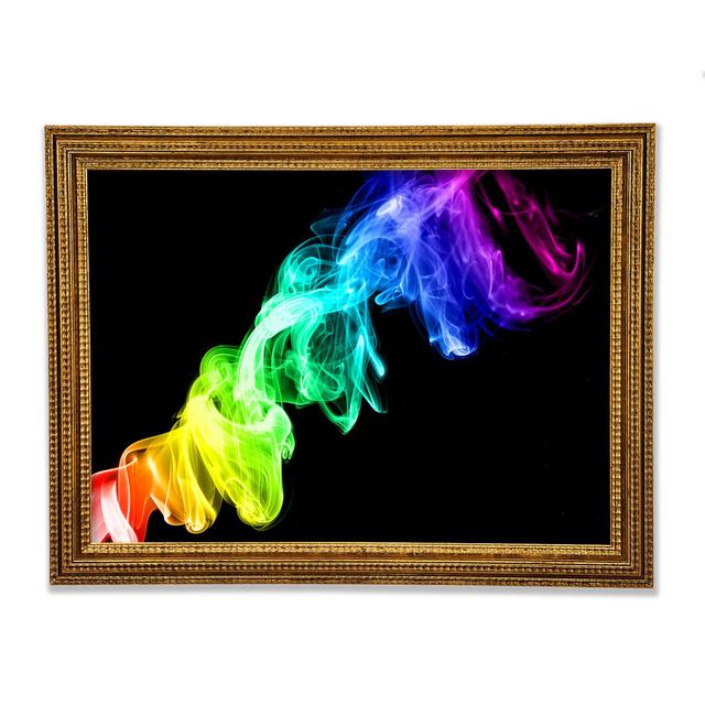 Colourful Smoke 2 - Print Ivy Bronx Size: 29.7cm H x 42cm W x 3cm D on Productcaster.