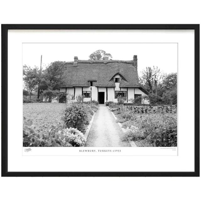 'Blewbury, Turkeys C1955' by Francis Frith - Picture Frame Photograph Print on Paper The Francis Frith Collection Size: 28cm H x 36cm W x 2.3cm D on Productcaster.