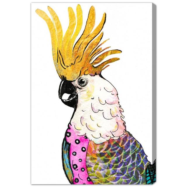 Expensive Cockatoo Animals by Art Remedy - Wrapped Canvas Painting Print East Urban Home Size: 91cm H x 61cm W x 4cm D on Productcaster.