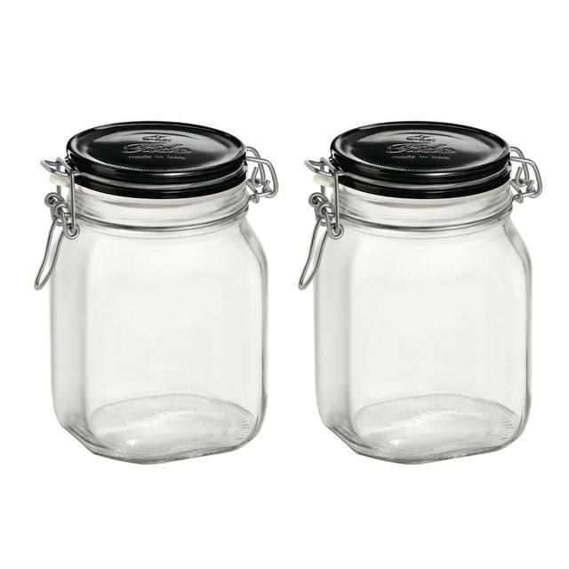 Fido 1000ml Storage Jar (Set of 2) Bormioli Rocco on Productcaster.