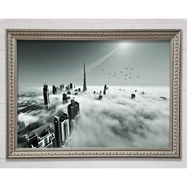 City In The Heavens Framed Print Highland Dunes Size: 84.1cm H x 118.9cm W on Productcaster.