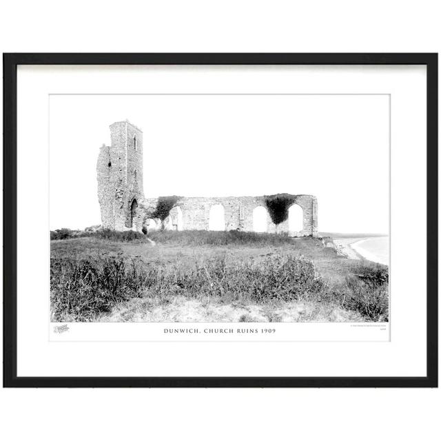 'Dunwich, Church Ruins 1909' by Francis Frith - Picture Frame Photograph Print on Paper The Francis Frith Collection Size: 60cm H x 80cm W x 2.3cm D on Productcaster.