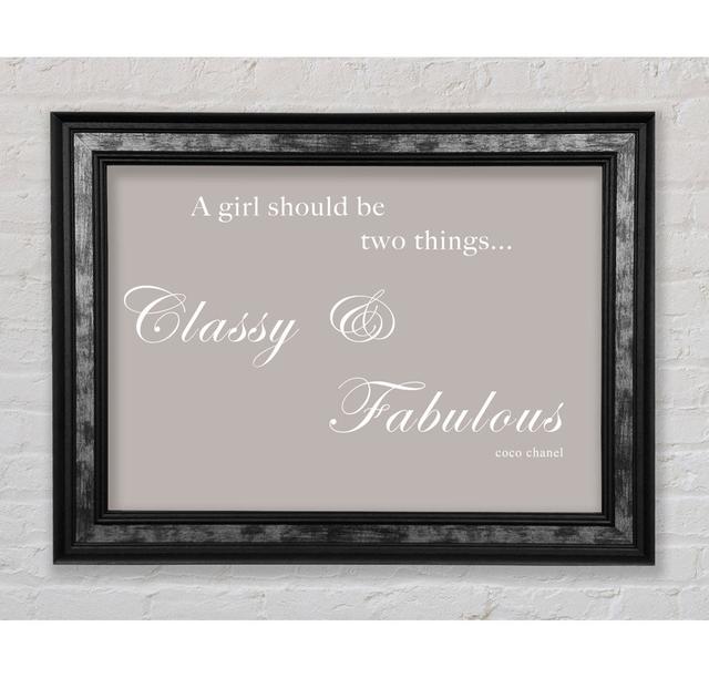 Classy N Fabulous - Print Bright Star Size: 29.7cm H x 42cm W x 8cm D on Productcaster.