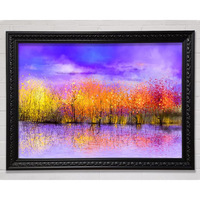 Magical Trees Framed Print Bright Star Size: 100cm H x 141.4cm W on Productcaster.