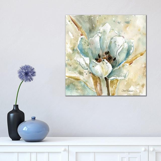 Tulip by Carol Robinson - Painting on Canvas Ebern Designs Format: Wrapped Canvas, Size: 45.72cm H x 45.72cm W x 1.91cm D on Productcaster.