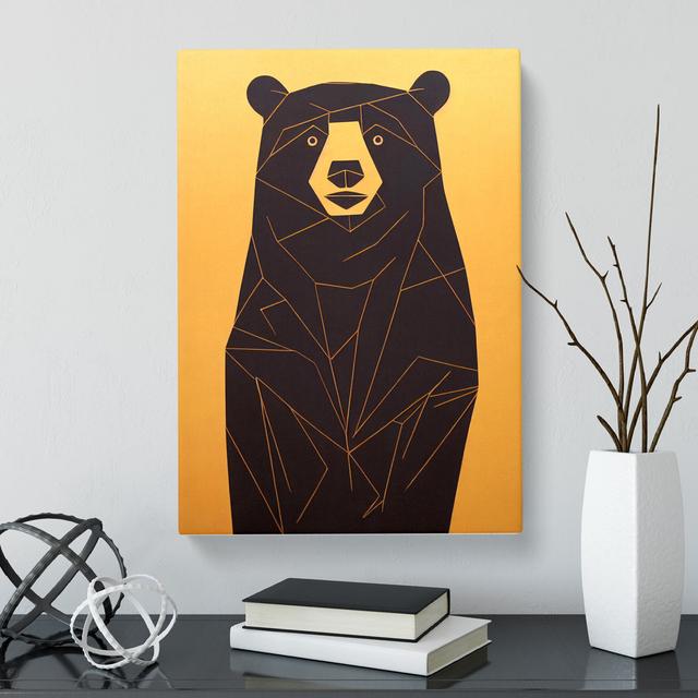 CAN-V0523-210X Bear Gestural - Wrapped Canvas Print Harriet Bee Size: 76cm H x 50cm W on Productcaster.