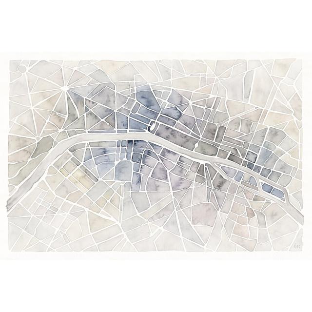 35935i-Watercolor Wanderlust Paris Ivy Bronx Size: 30cm H x 46cm W x 3.8cm D on Productcaster.