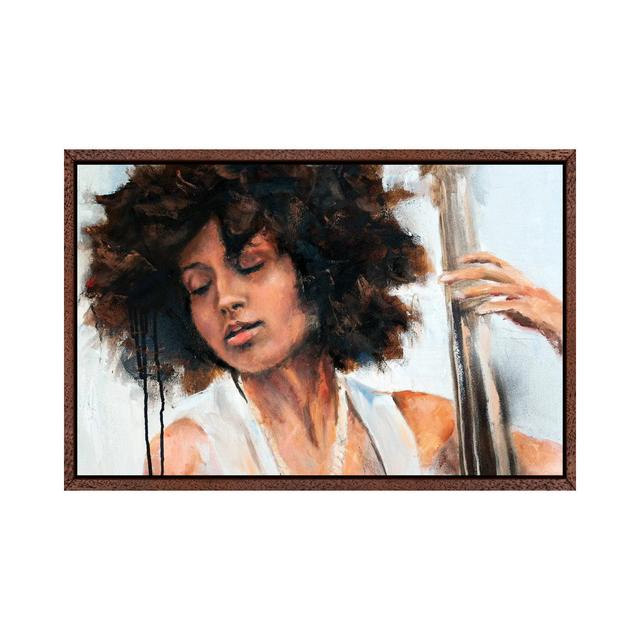 Leinwandbild Esperanza Spalding von Cody Senn Mercer41 Format: Klassischer Holzrahmen, Größe: 45,72 cm H x 66,04 cm B x 3,81 cm T on Productcaster.