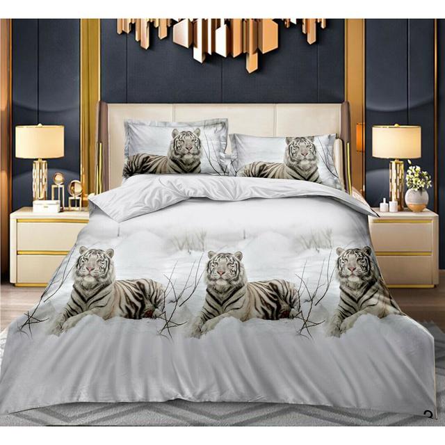 Microfiber Animal Print Duvet Cover Set with Pillowcases East Urban Home Size: Kingsize - 2 Standard Pillowcases on Productcaster.