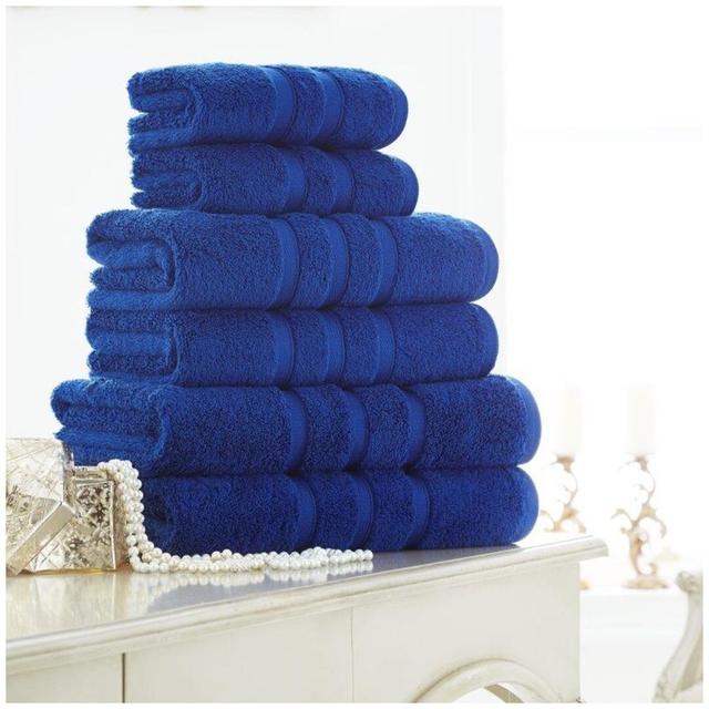 Bevill Organic Terrycloth Bath Towels - Set of 2 Wayfair Basics Colour: Electric Blue on Productcaster.