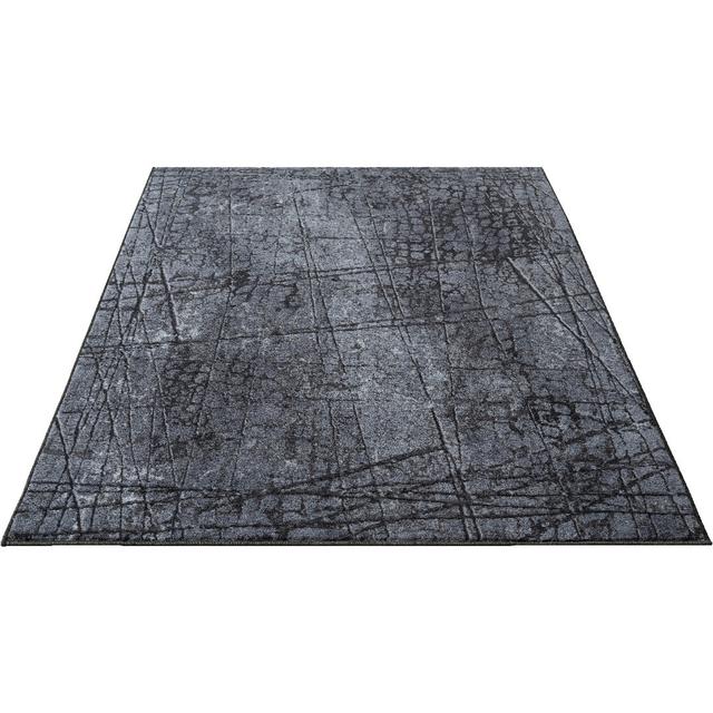 Machine -made Area Rug Borough Wharf Colour: Anthracite, Rug Size: Rectangle 140 x 200cm on Productcaster.