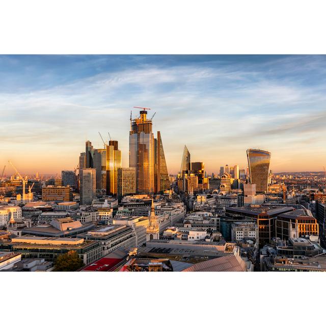 City of London by Shansche - Wrapped Canvas Photograph 17 Stories Size: 51cm H x 76cm W on Productcaster.