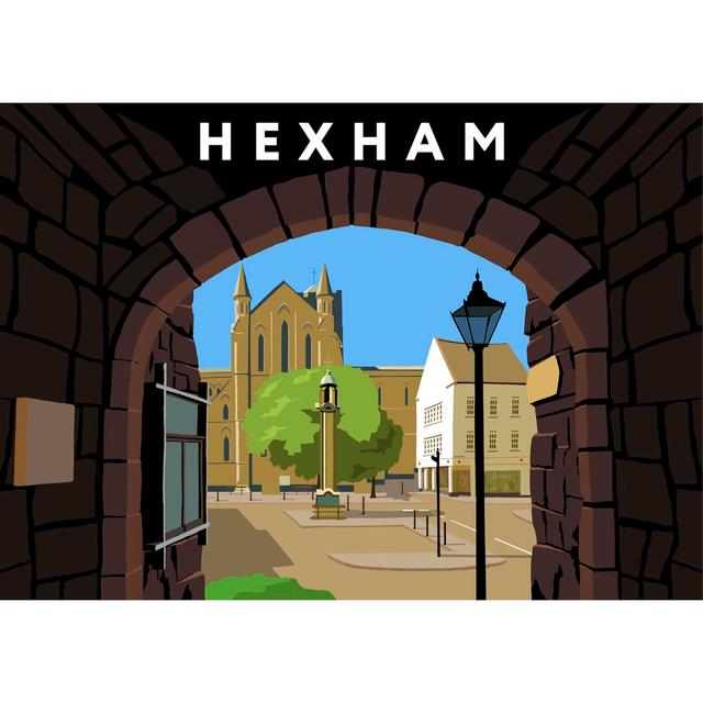 Hexham by Richard O'Neil - Graphic Art Print on Paper East Urban Home Format: No Frame, Size: 40 cm H x 50 cm W x 1 cm D on Productcaster.