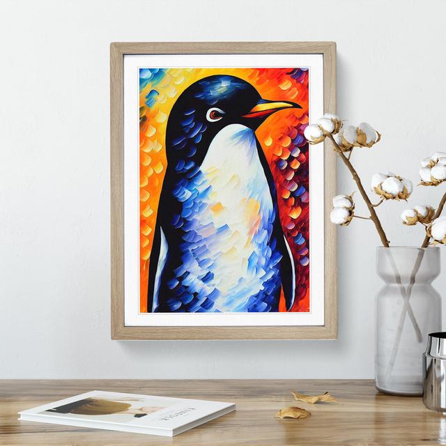 Penguin Portrait No.1 - Print Latitude Vive Size: 50cm H x 35cm W, Matte Colour: No Matte, Format: canvas/paper on Productcaster.