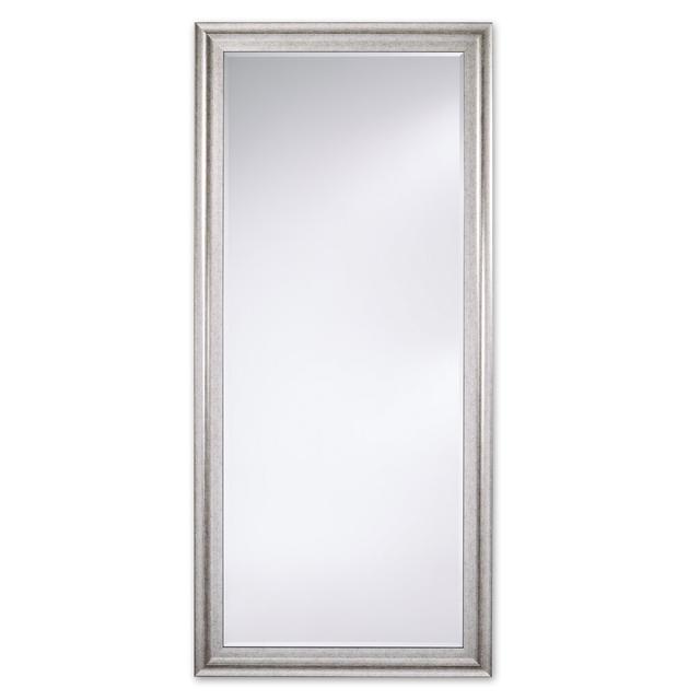 Gurrola Plastic Framed Wall Mounted Accent Mirror in Silver Mercer41 Size: 57cm H x 147cm W on Productcaster.