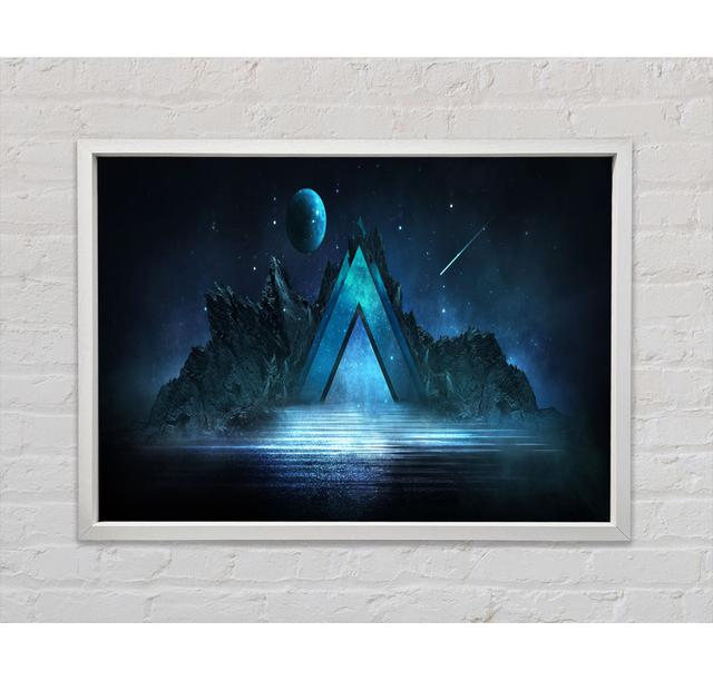 The Prism To Land - Single Picture Frame Art Prints on Canvas Bright Star Size: 100cm H x 141.4cm W x 3.3cm D on Productcaster.