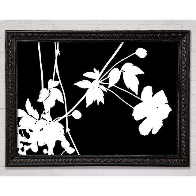 Garden Delight Silver On Silver - Print Bright Star Size: 59.7cm H x 84.1cm W on Productcaster.