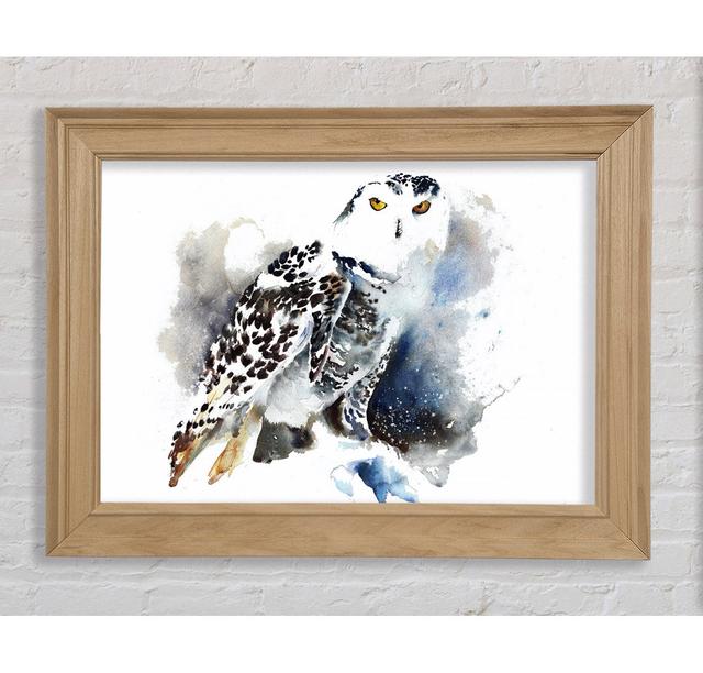 Night Owl Framed Print Union Rustic Size: 84.1cm H x 142.2cm W x 8cm D, Format: Natural Framed Paper on Productcaster.