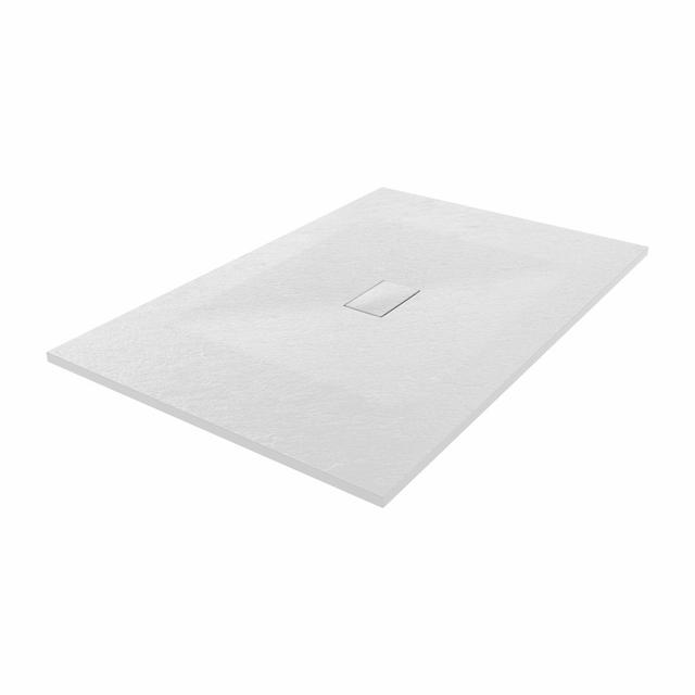 Bozidar W 32mm D Rectangle Shower Tray Brayden Studio Colour: White, Size: 150cm H x 100cm W x 3.2cm D on Productcaster.