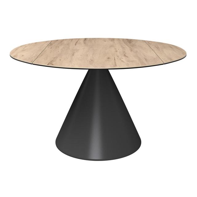 Avaeyah 135cm Round Ceramic Swivel Extending Dining Table Ivy Bronx on Productcaster.