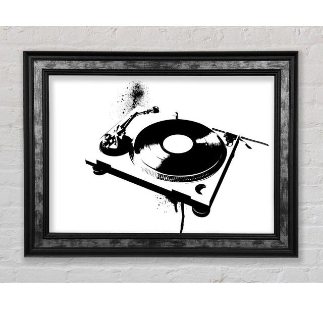 DJ Put The Record On - Single Picture Frame Art Prints Bright Star Size: 59.7cm H x 84.1cm W x 8cm D on Productcaster.