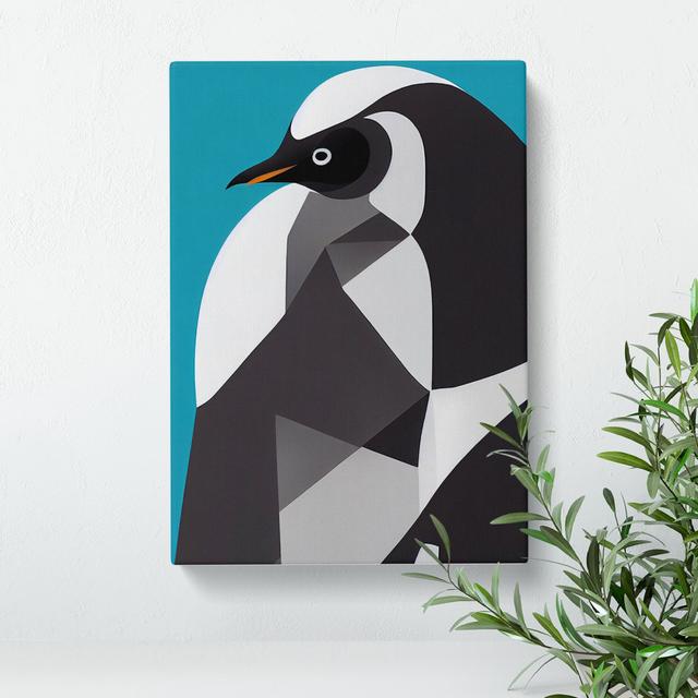 Abstract Penguin No.2 - Wrapped Canvas Graphic Art Latitude Run Size: 60cm H x 40cm W x 3cm D on Productcaster.