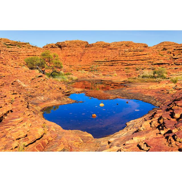 Kings Canyon Australia by Benedek - Wrapped Canvas Print Natur Pur Size: 61cm H x 91cm W x 3.8cm D on Productcaster.