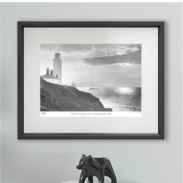 'Trevose Head, the Lighthouse 1894' by Francis Frith - Picture Frame Photograph Print on Paper The Francis Frith Collection Size: 60cm H x 80cm W x 2. on Productcaster.