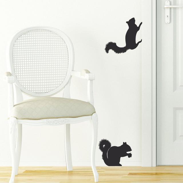 Animals Wall Decal Brambly Cottage Colour: Silver on Productcaster.