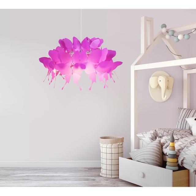 Lomita 1-Light Novelty Pendant Latitude Run Shade Colour: Dark Pink on Productcaster.