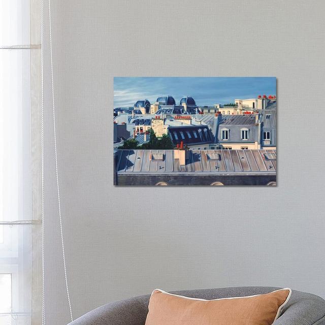 Paris Rooftops I by Nick Savides - Print on Canvas Latitude Run Format: Wrapped Canvas, Size: 45.72cm H x 66.04cm W x 3.81cm D on Productcaster.