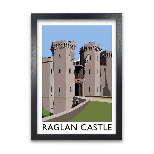 Raglan Castle by Richard O'Neill - Single Picture Frame Print 17 Stories Size: 30cm H x 21cm W, Frame Option: Black on Productcaster.