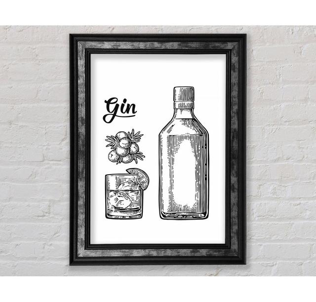 Gin And Tonic Over Ice 4 - Single Picture Frame Art Prints Bright Star Size: 141.4cm H x 100cm W x 8cm D on Productcaster.