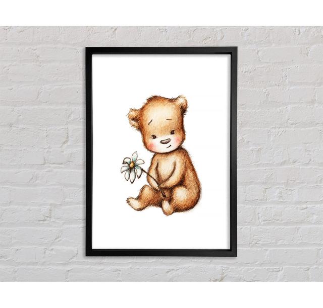 Flower Bear Framed Print Bright Star Size: 84.1cm H x 118.9cm W x 3.3cm D on Productcaster.