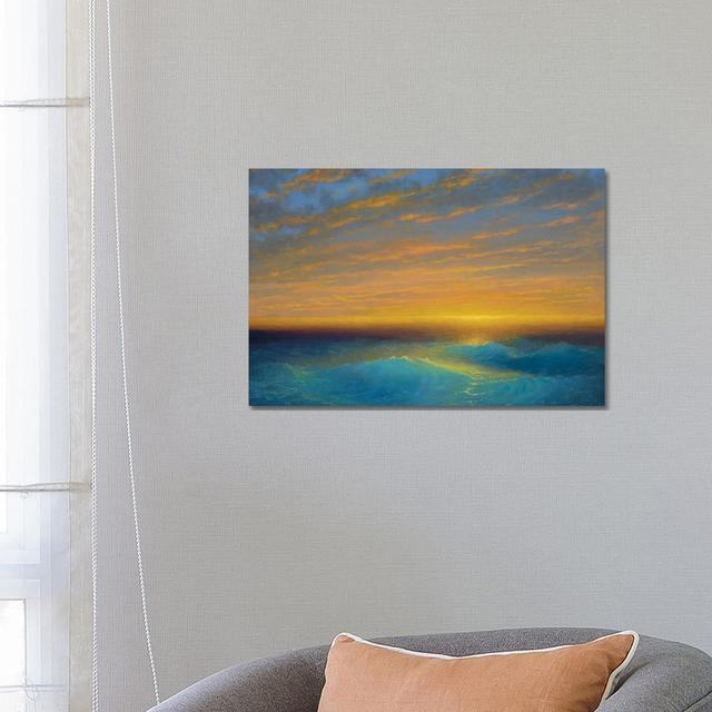 Breaking Sun after The Storm Florida by Ken Salaz - Wrapped Canvas Painting House of Hampton Size: 45.72cm H x 66.04cm W x 3.81cm D on Productcaster.