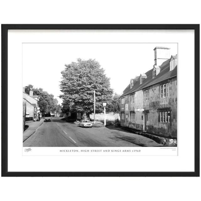 'Mickleton, High Street and Kings Arms C1960' by Francis Frith - Picture Frame Photograph Print on Paper The Francis Frith Collection Size: 60cm H x 8 on Productcaster.