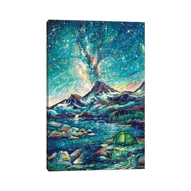 Alpine Bliss by Jeff Johnson - Wrapped Canvas Painting Alpen Home Size: 30.48cm H x 20.32cm W x 1.905cm D on Productcaster.