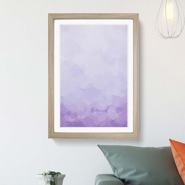 Italian Mountain Top in Abstract - Picture Frame Graphic Art Print East Urban Home Size: 48cm H x 36cm W x 2cm D, Format: Oak Framed on Productcaster.