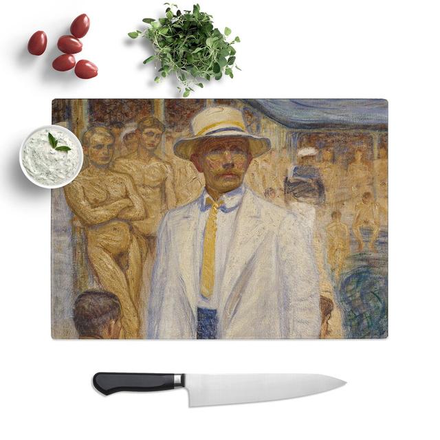 Self-Portrait by Eugene Jansson Chopping Board East Urban Home Size: 0.4cm H x 20cm W x 28.5cm L on Productcaster.