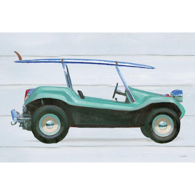 Beach Ride IX by James Wiens - Wrapped Canvas Painting Highland Dunes Size: 30cm H x 46cm W on Productcaster.